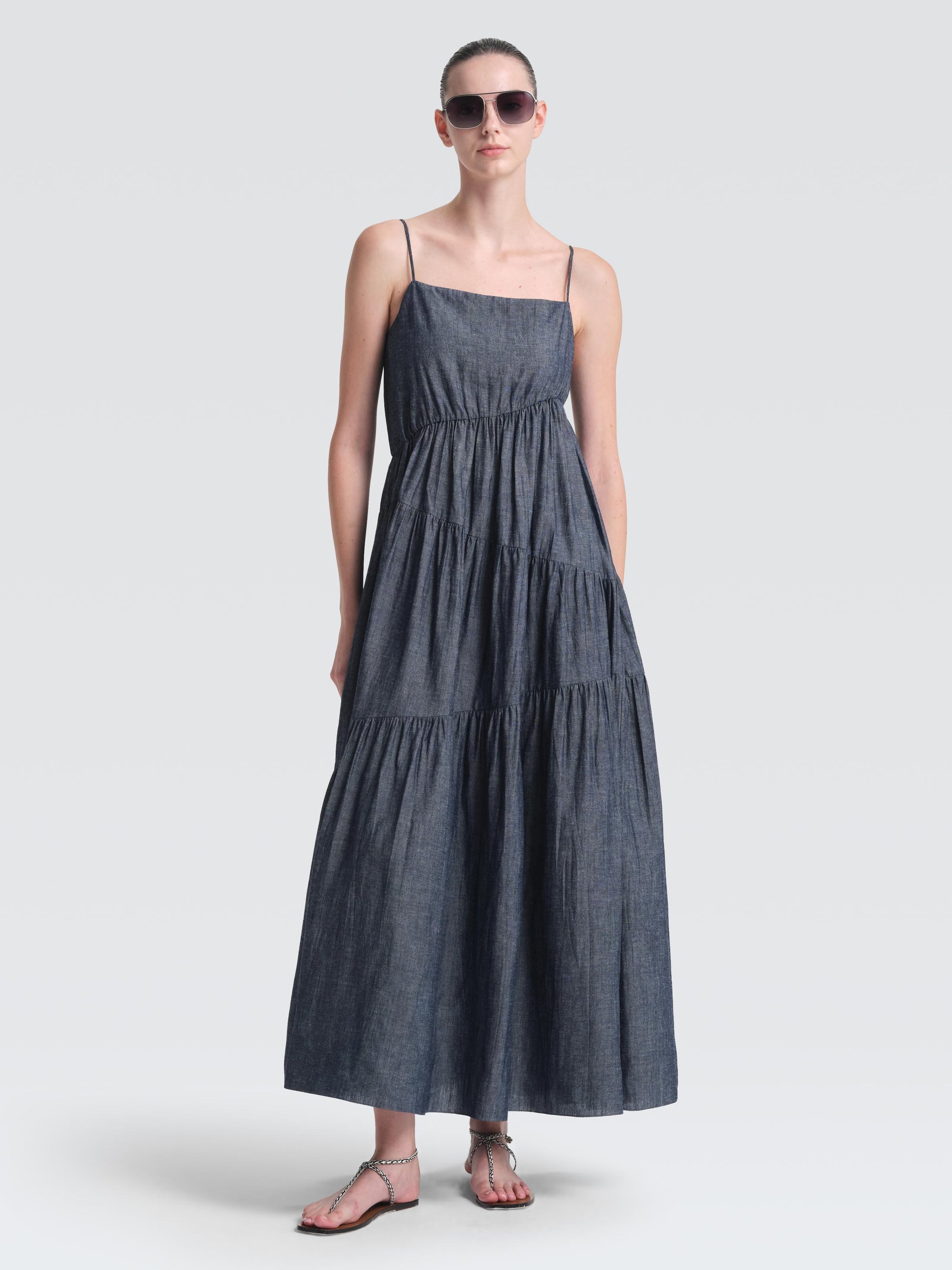 Linen Denim Rivera Dress