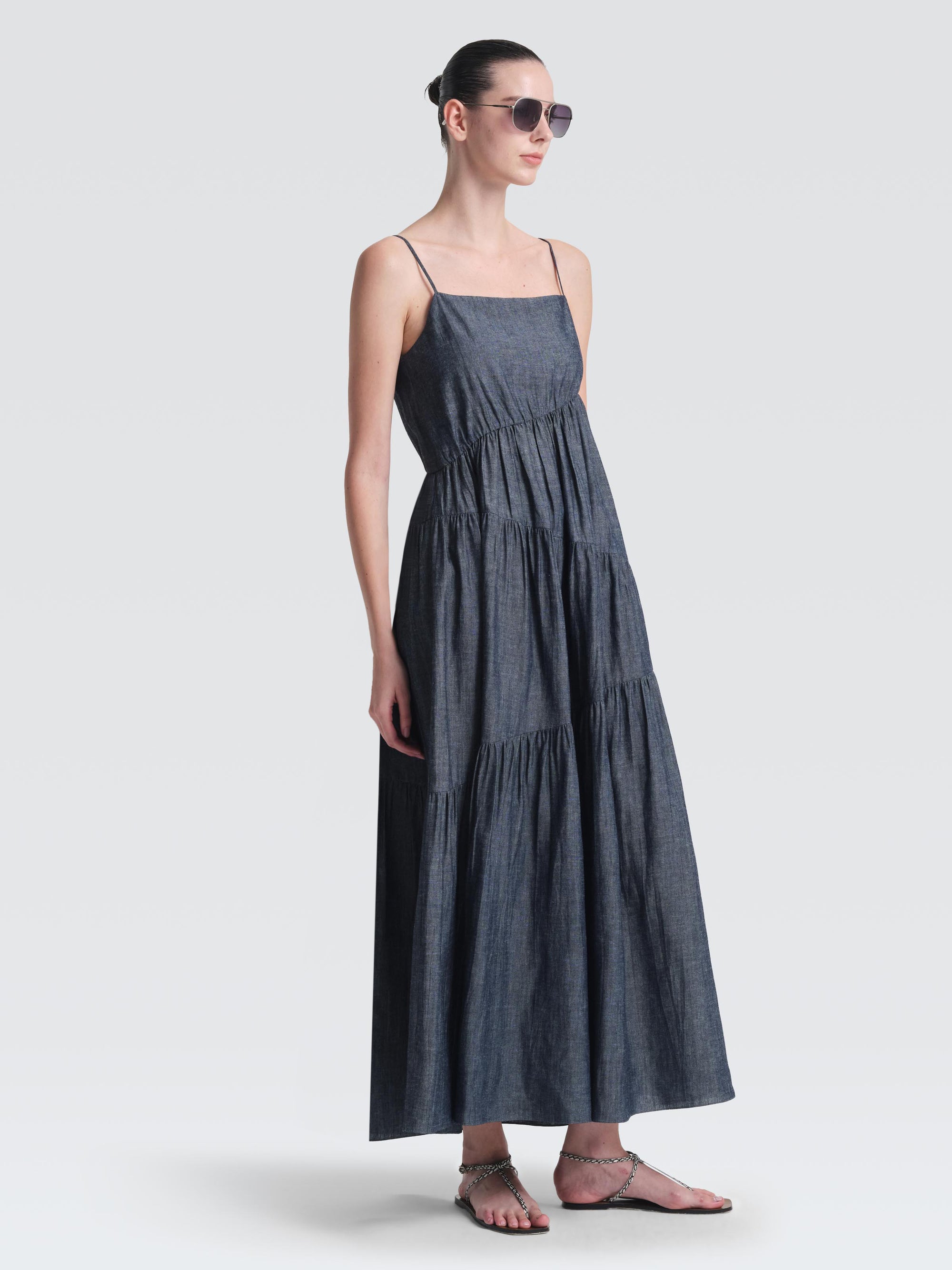 Linen Denim Rivera Dress