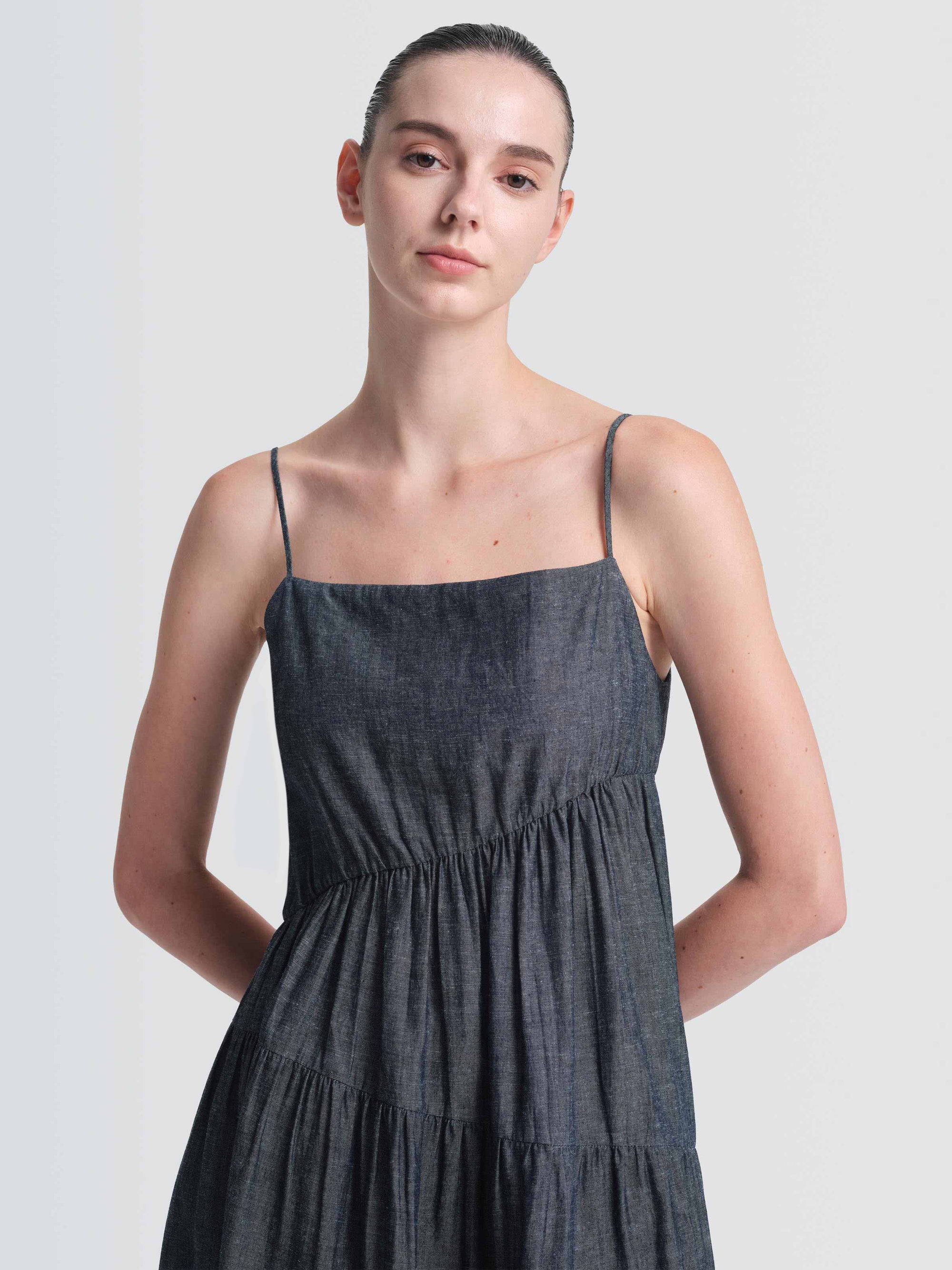 Linen Denim Rivera Dress