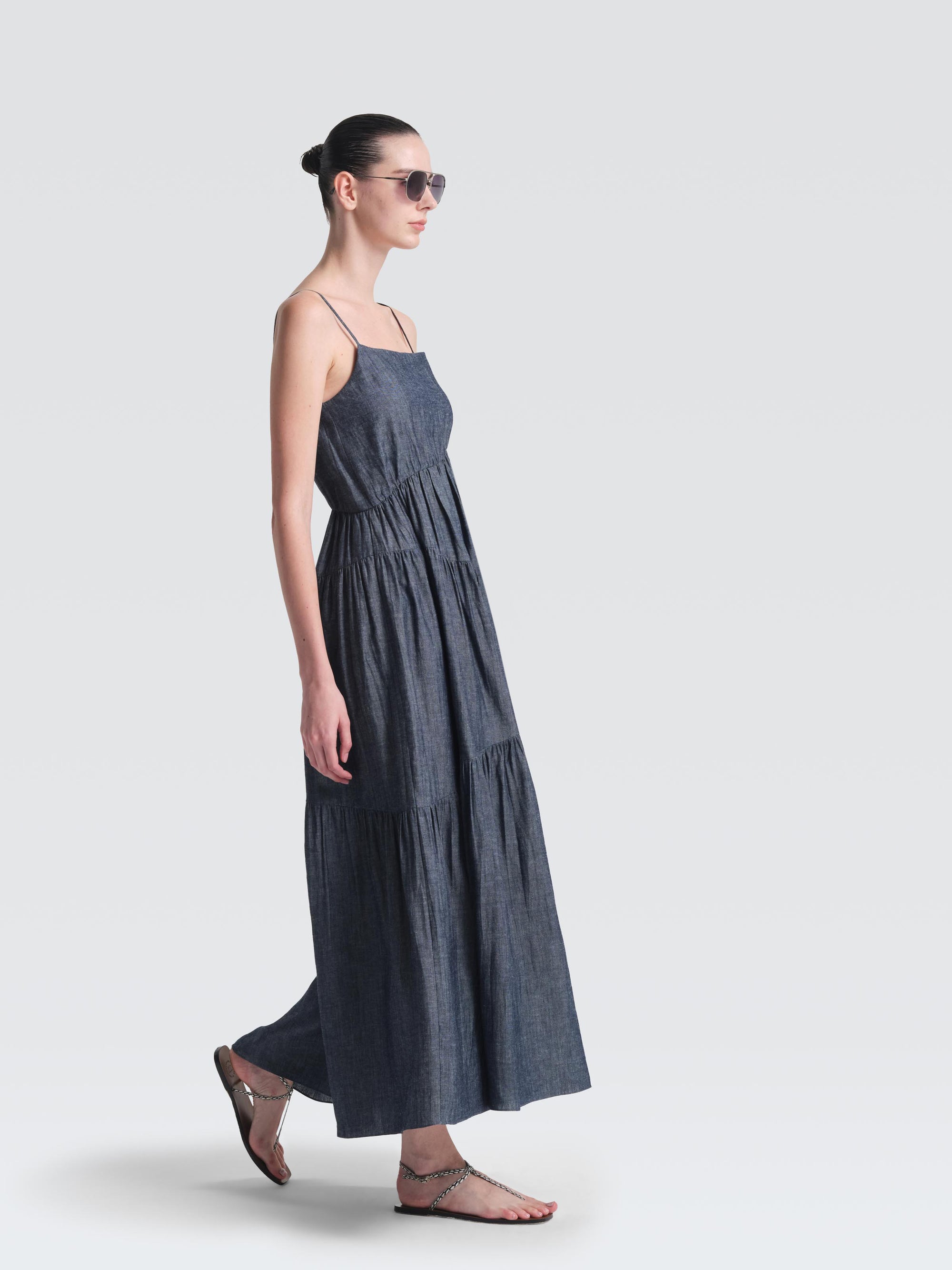 Linen Denim Rivera Dress