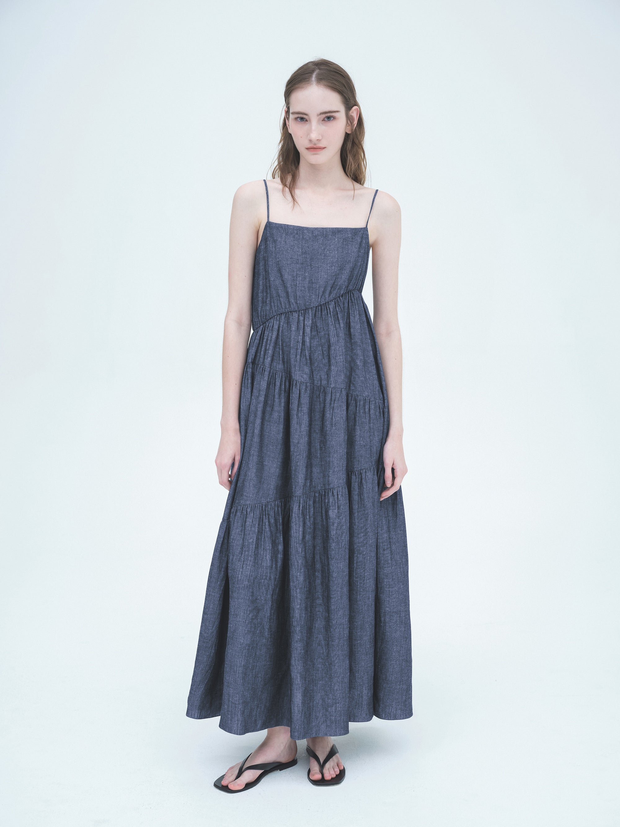 Linen Denim Rivera Dress