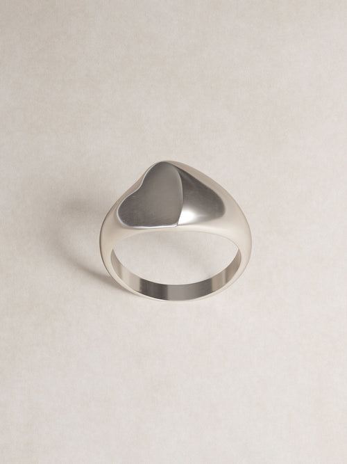 DOE Heart Signet Ring