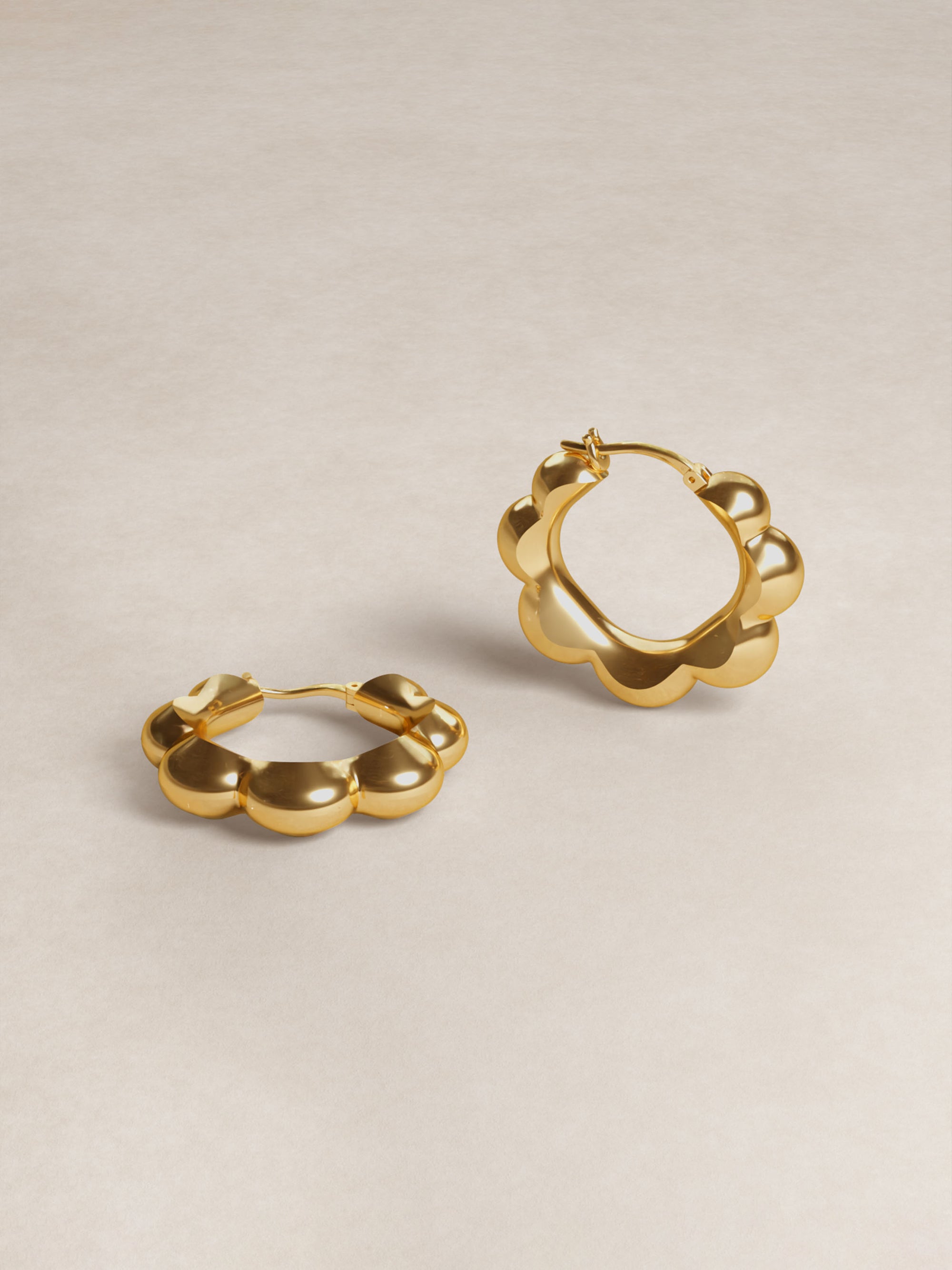 DOE Petal Hoops Earrings