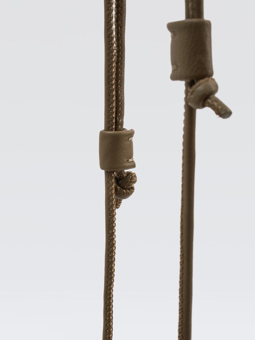 Mini Leather Pouf Bag