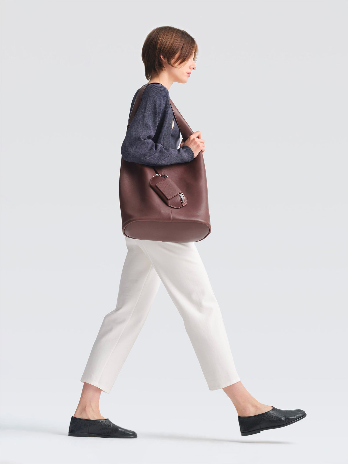 Leather Hobo Max