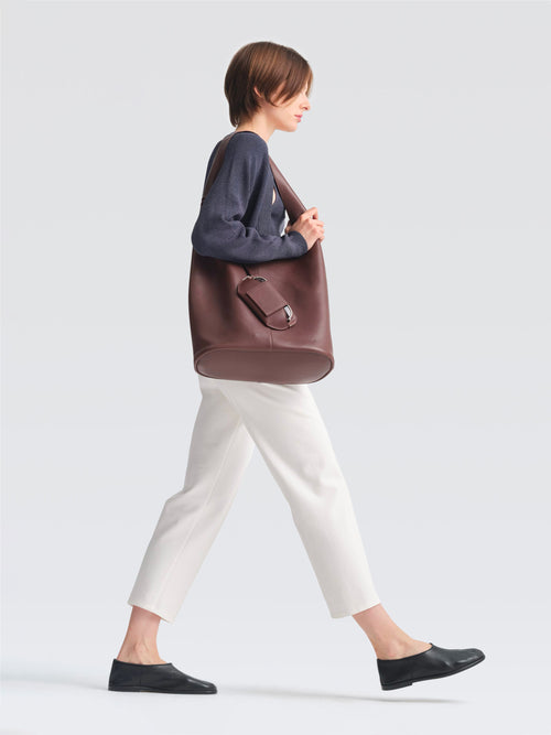 Leather Hobo Max