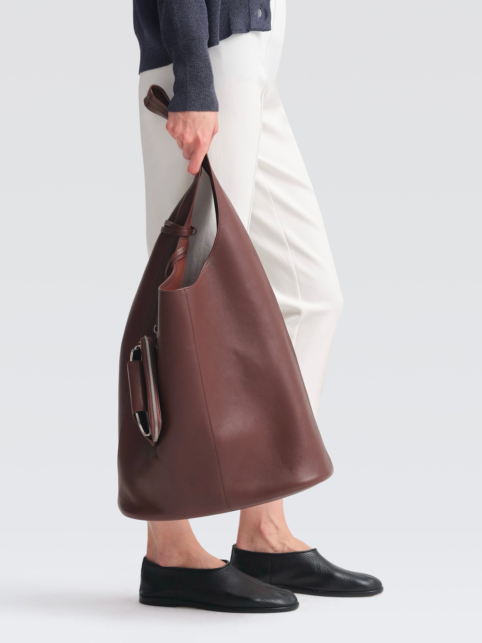 Leather Hobo Max
