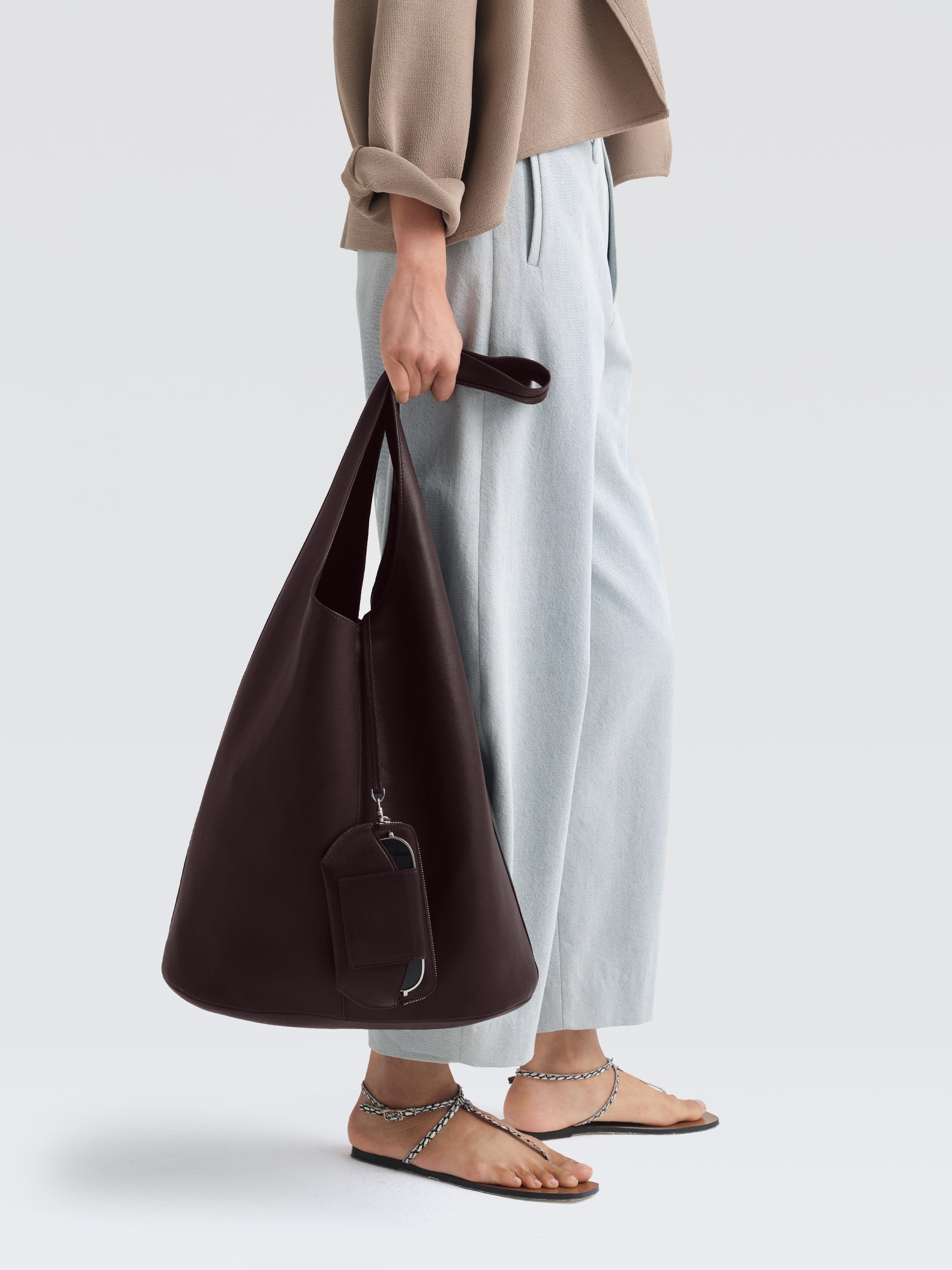 Leather Hobo Max