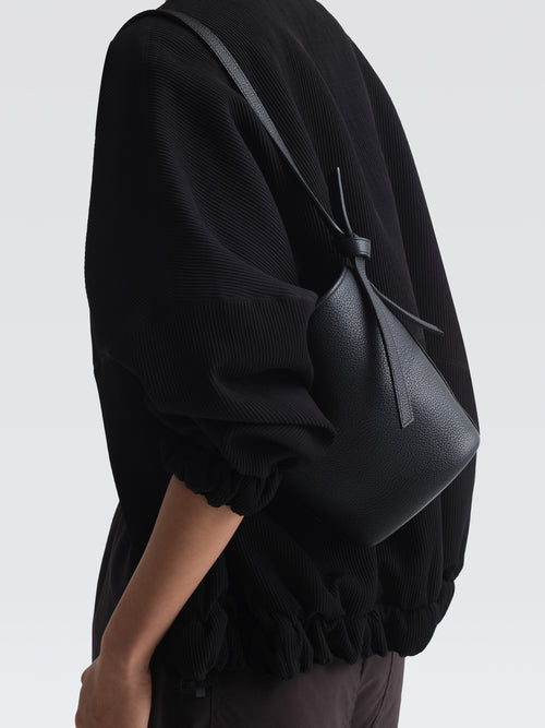 Mini Leather Bucket Bag