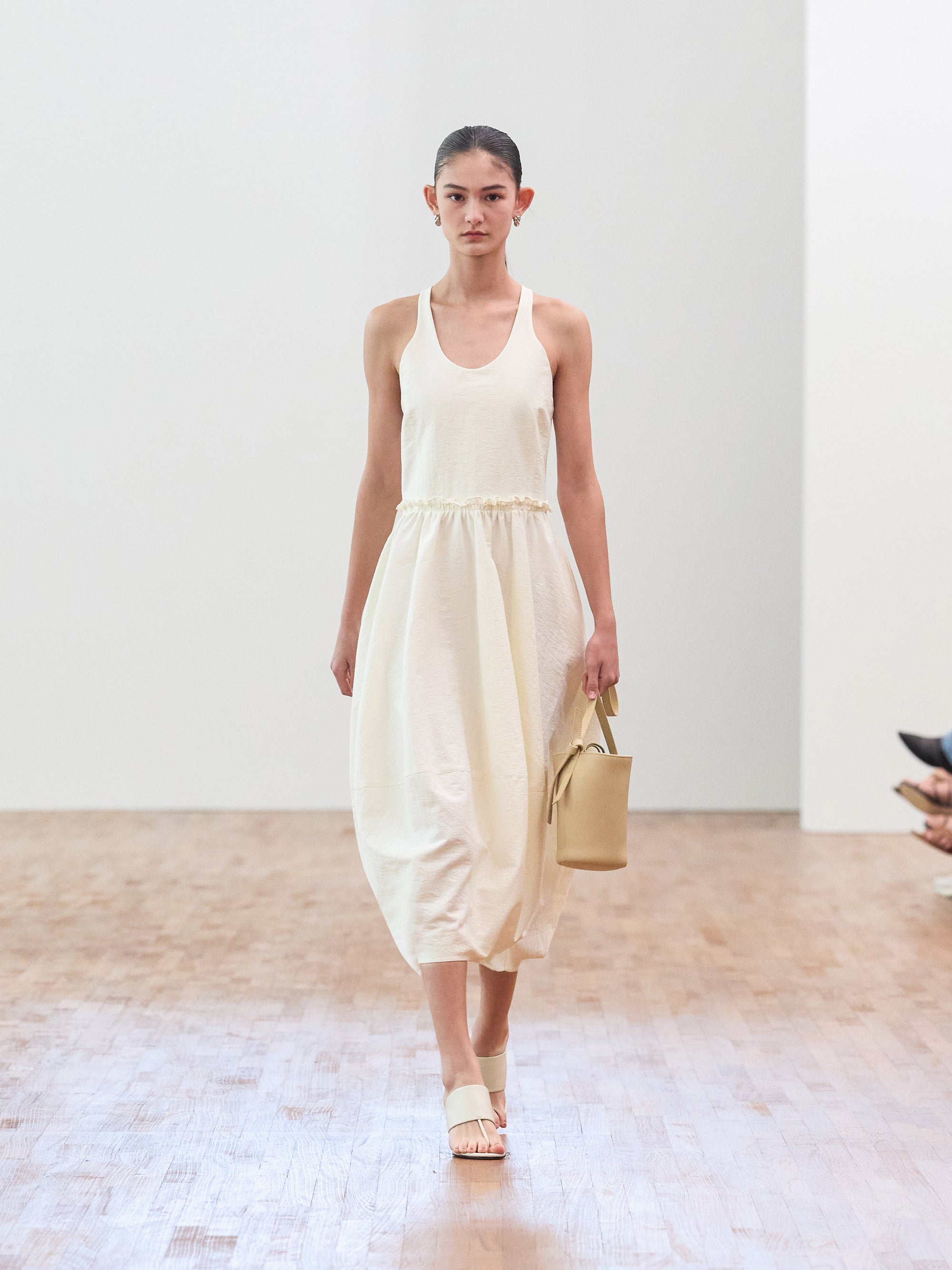 Mini Leather Bucket Bag