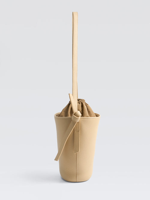 Mini Leather Bucket Bag