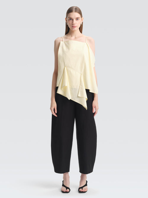 Seersucker Demi Top