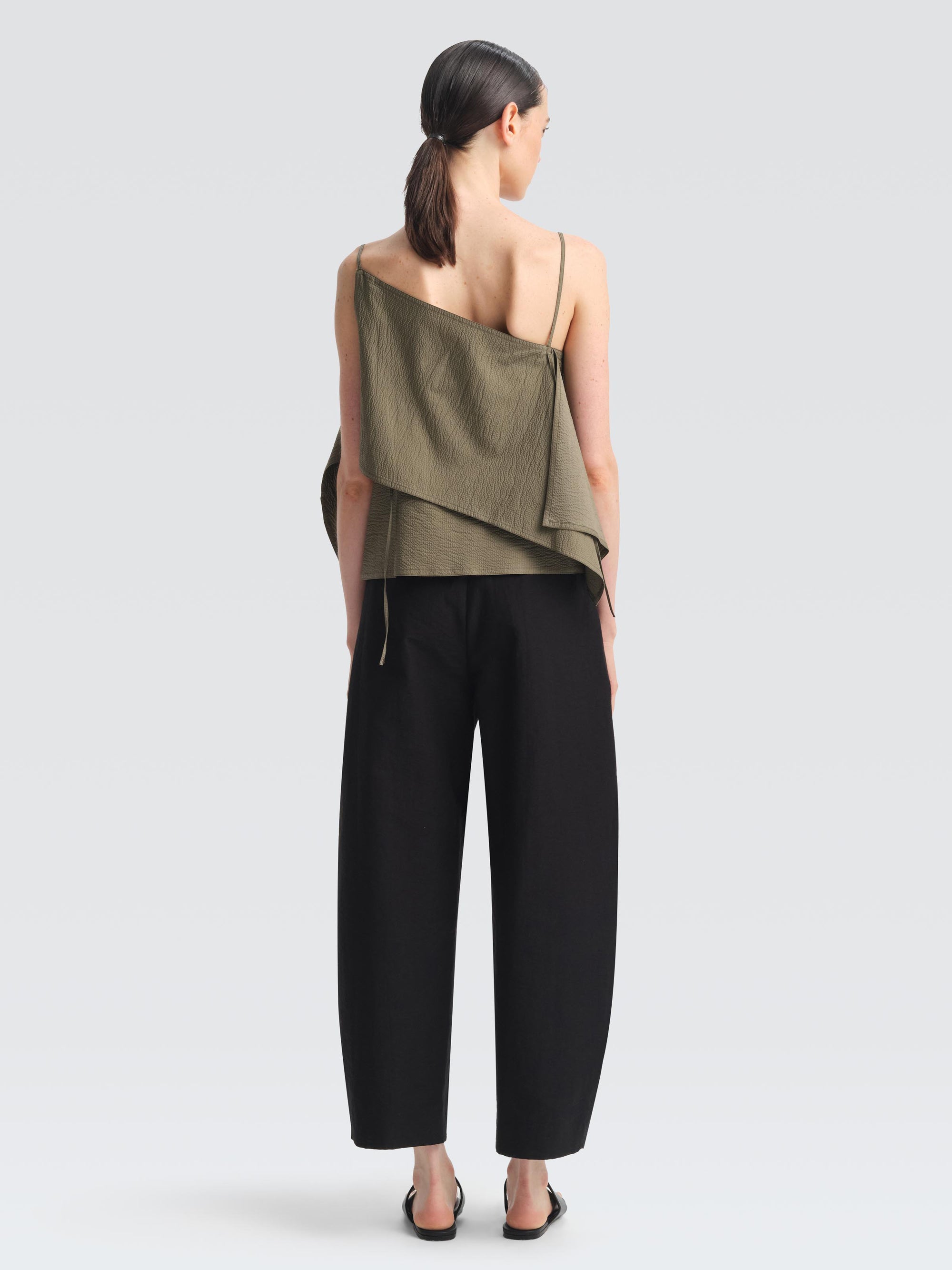 Seersucker Demi Top