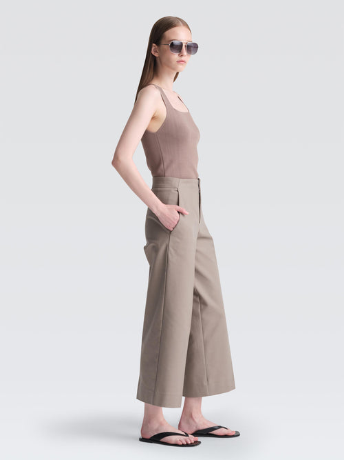 Bonded Cotton Leman Culottes