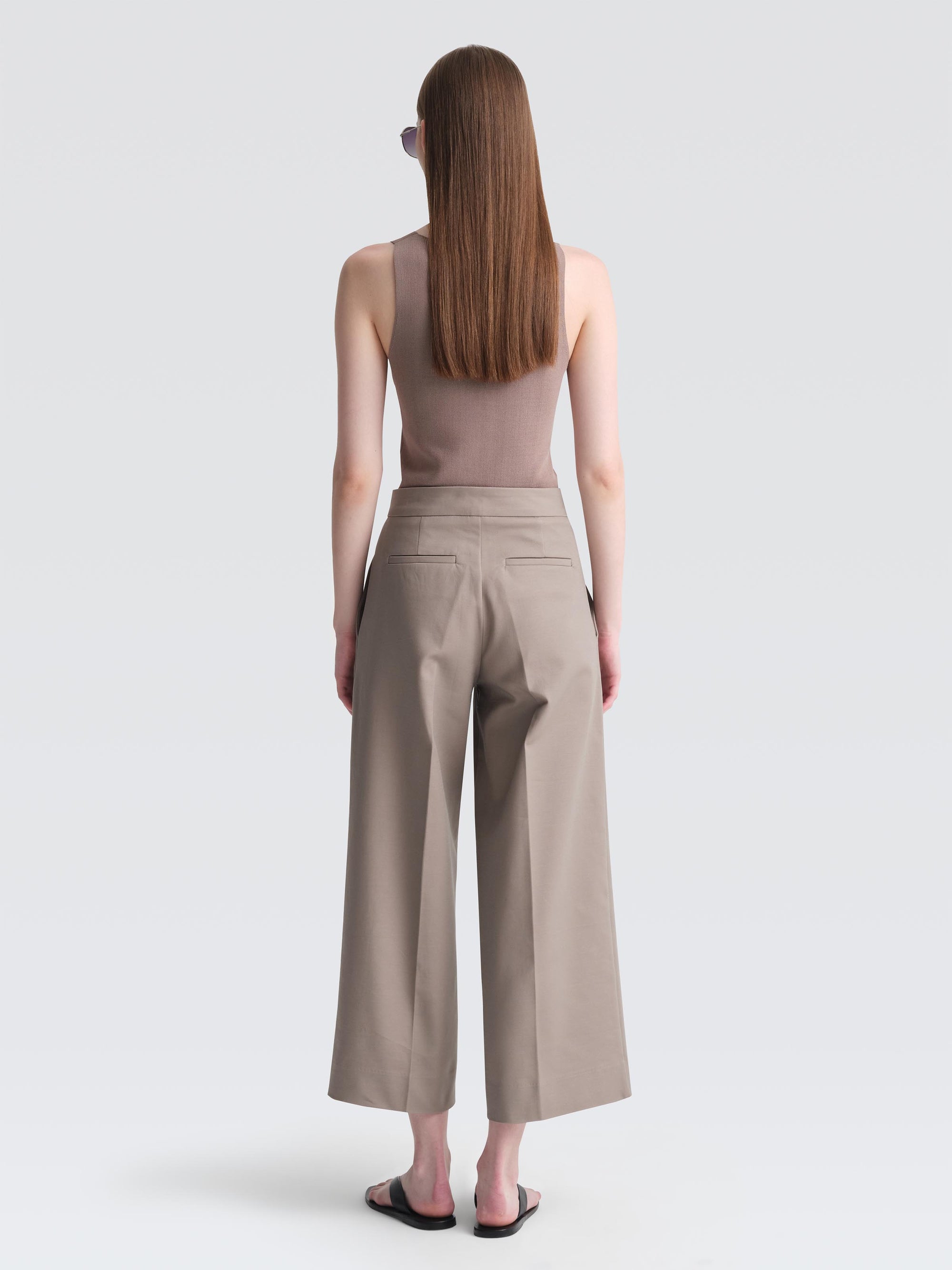 Bonded Cotton Leman Culottes