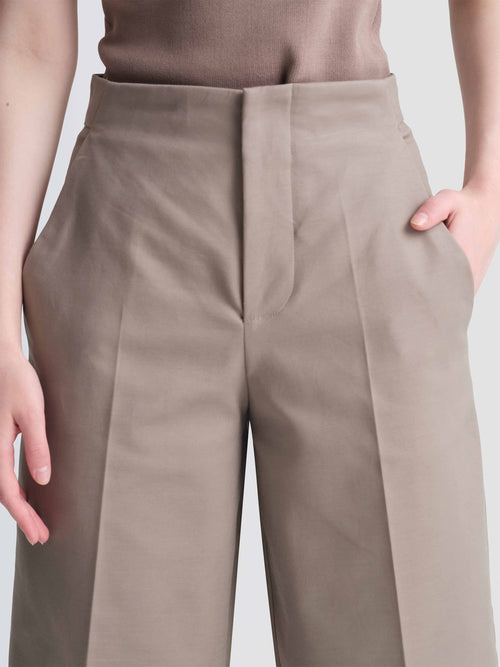 Bonded Cotton Leman Culottes