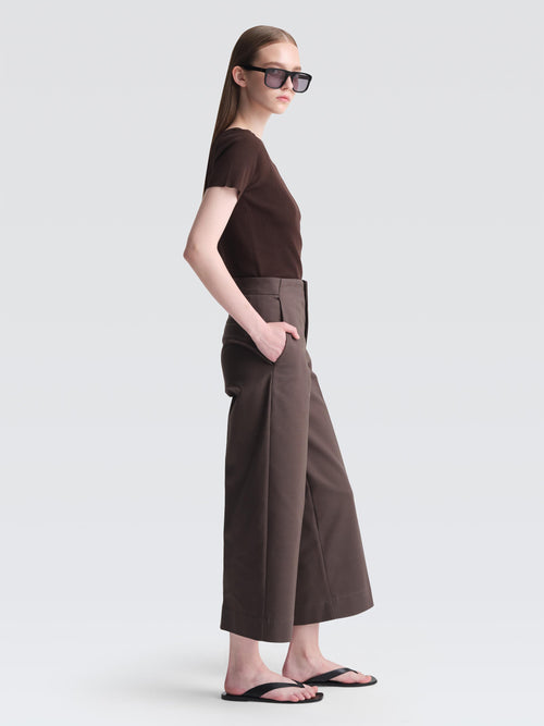 Bonded Cotton Leman Culottes