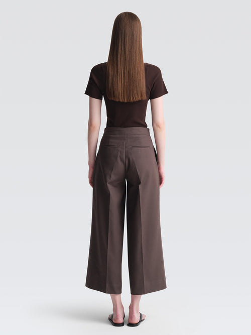 Bonded Cotton Leman Culottes