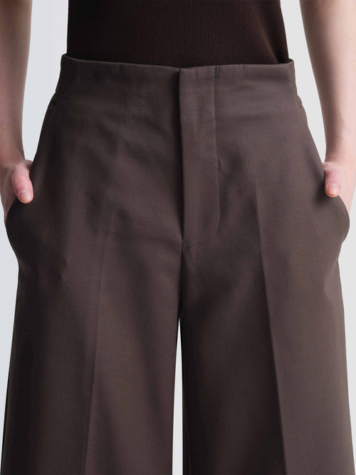 Bonded Cotton Leman Culottes