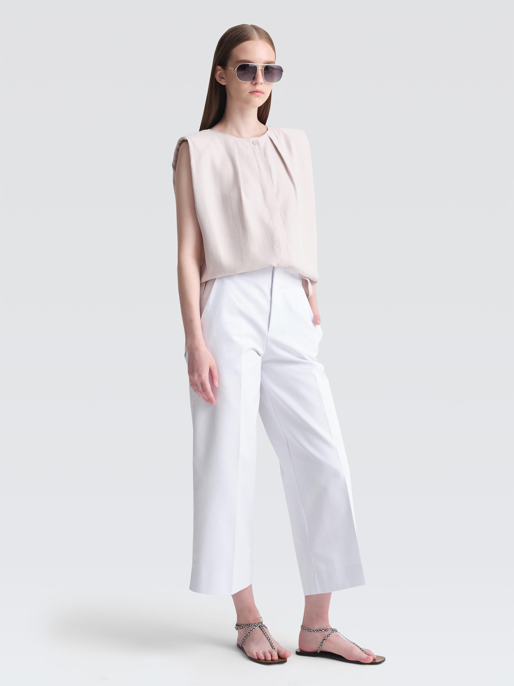 Bonded Cotton Leman Culottes