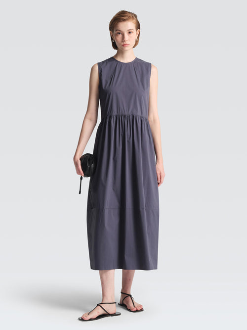 Organic Cotton Poplin Malibu Dress