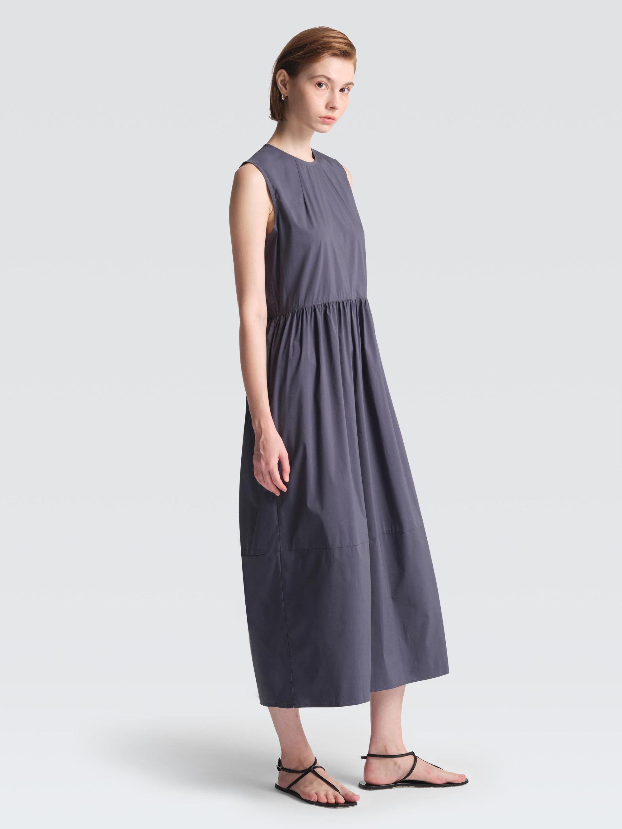 Organic Cotton Poplin Malibu Dress