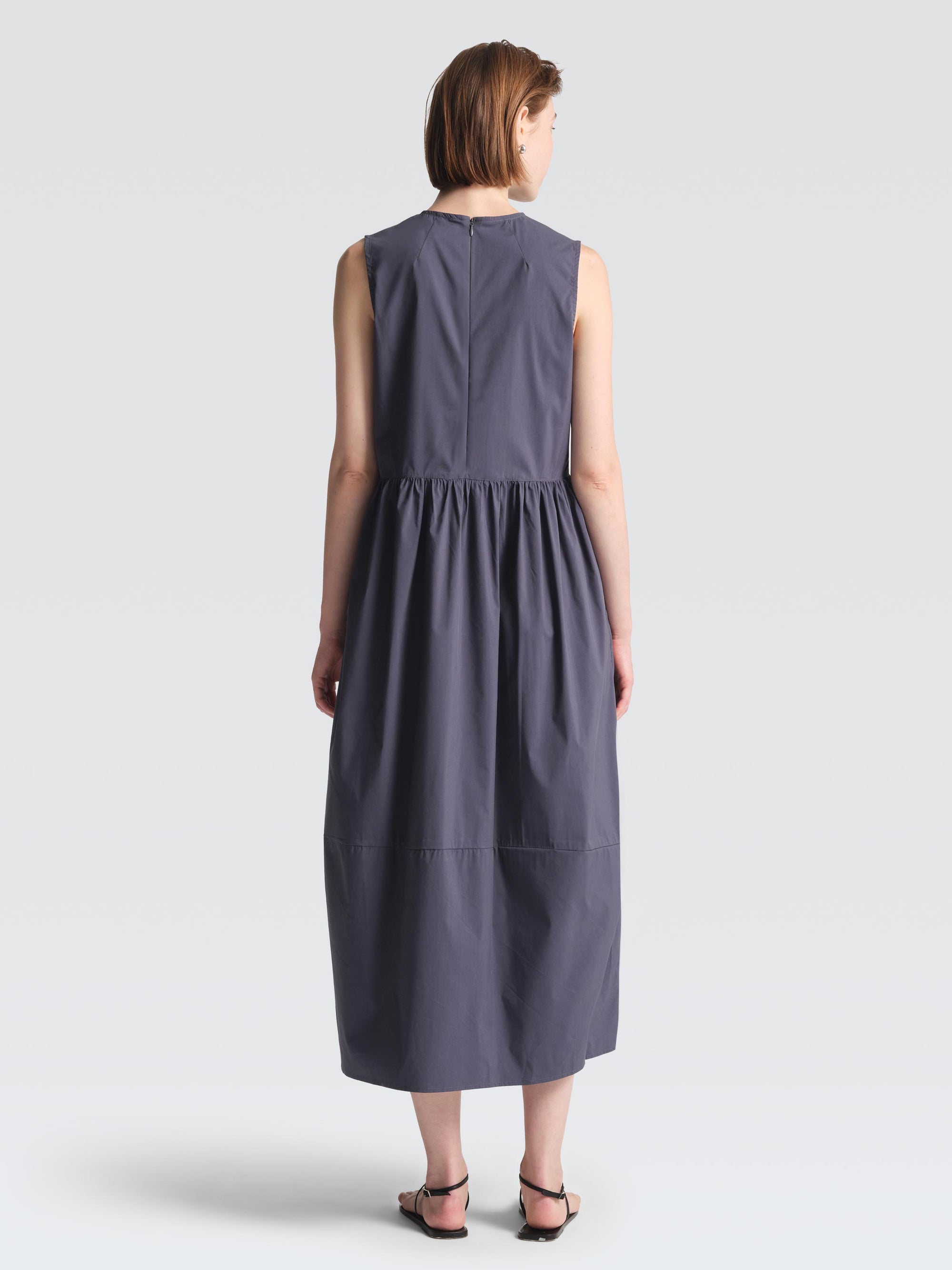 Organic Cotton Poplin Malibu Dress