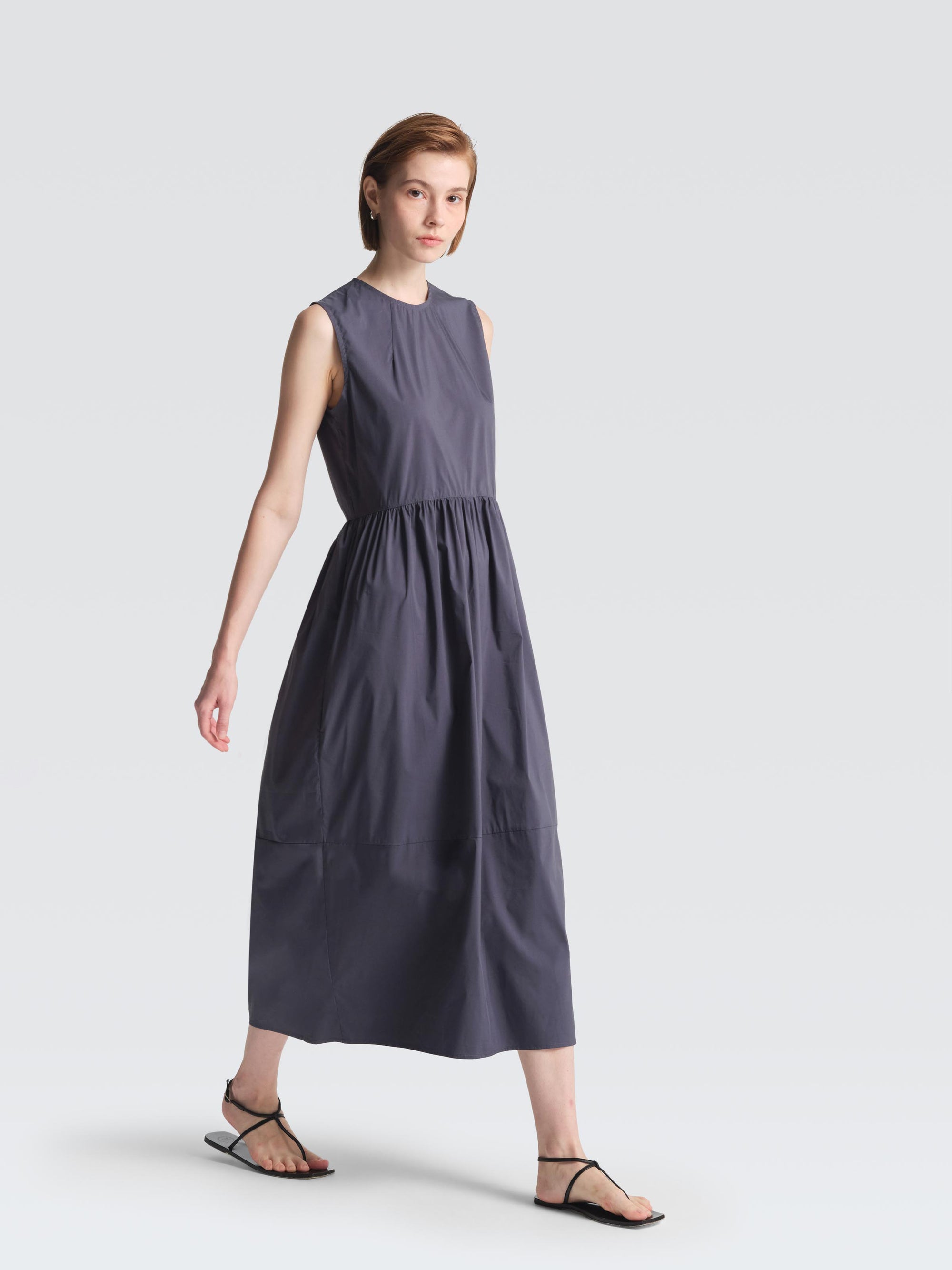 Organic Cotton Poplin Malibu Dress