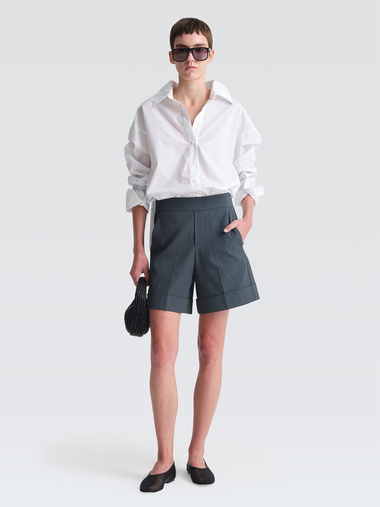 Corrugated Cotton Dante Shorts