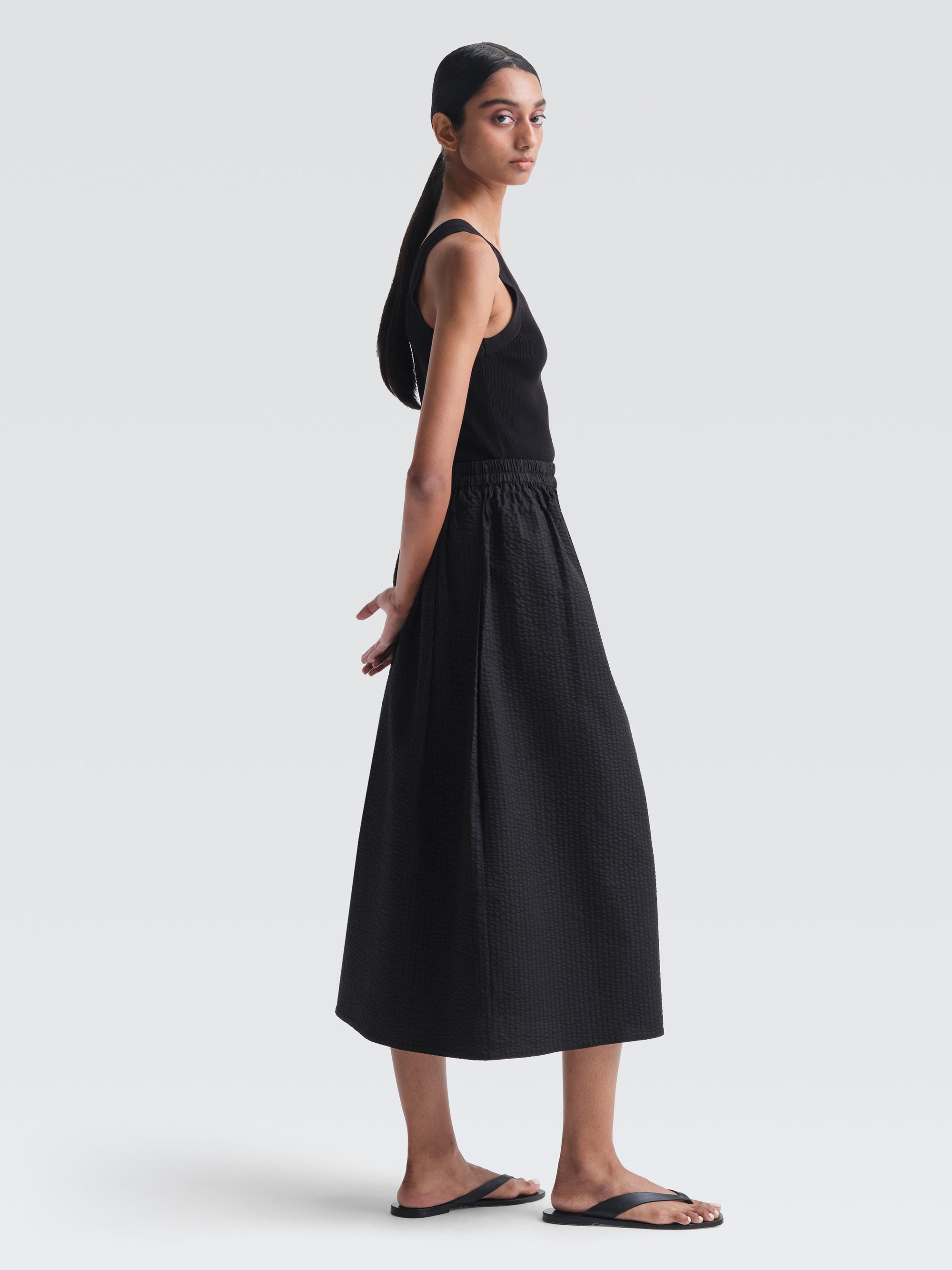 Seersucker Alice Skirt