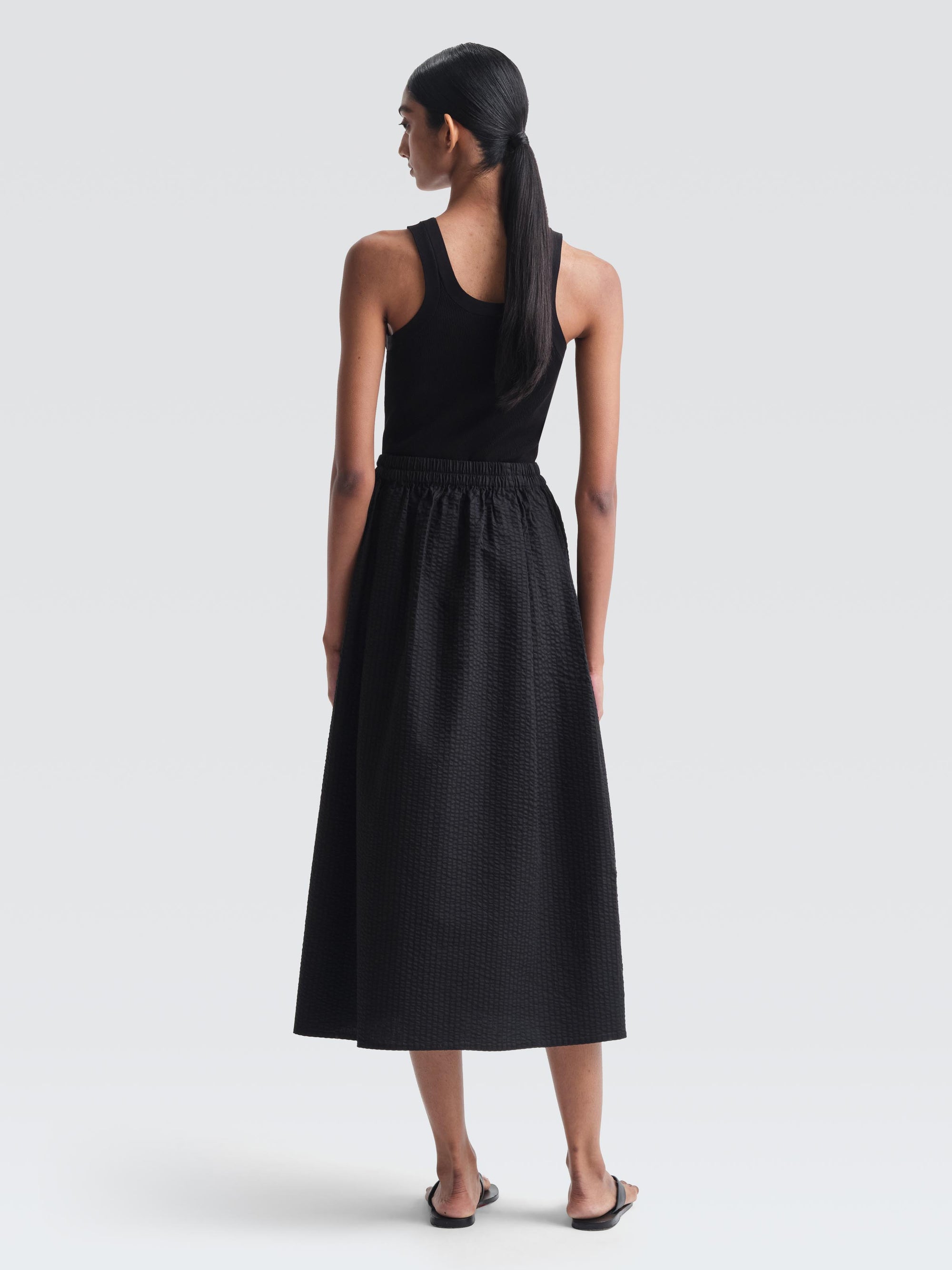 Seersucker Alice Skirt