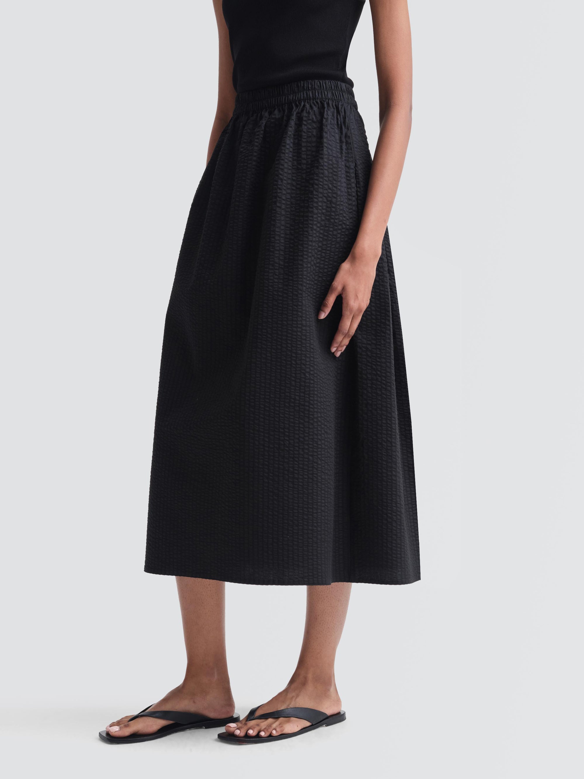 Seersucker Alice Skirt