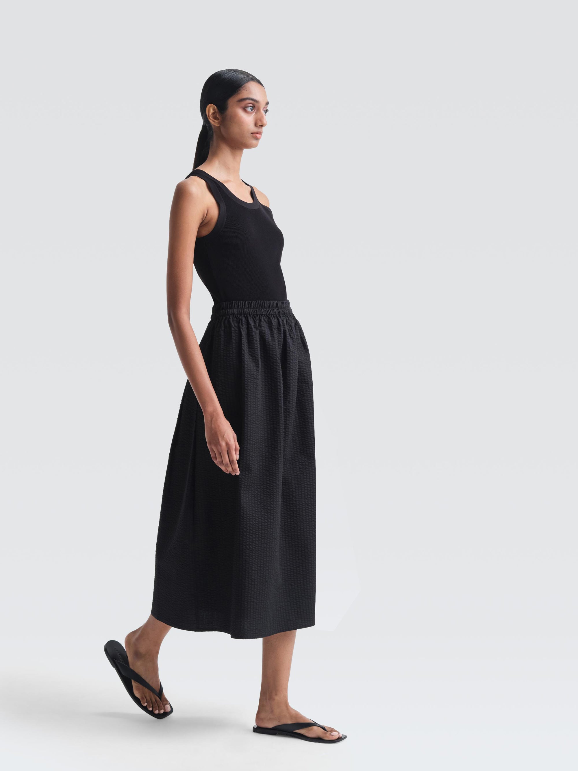 Seersucker Alice Skirt