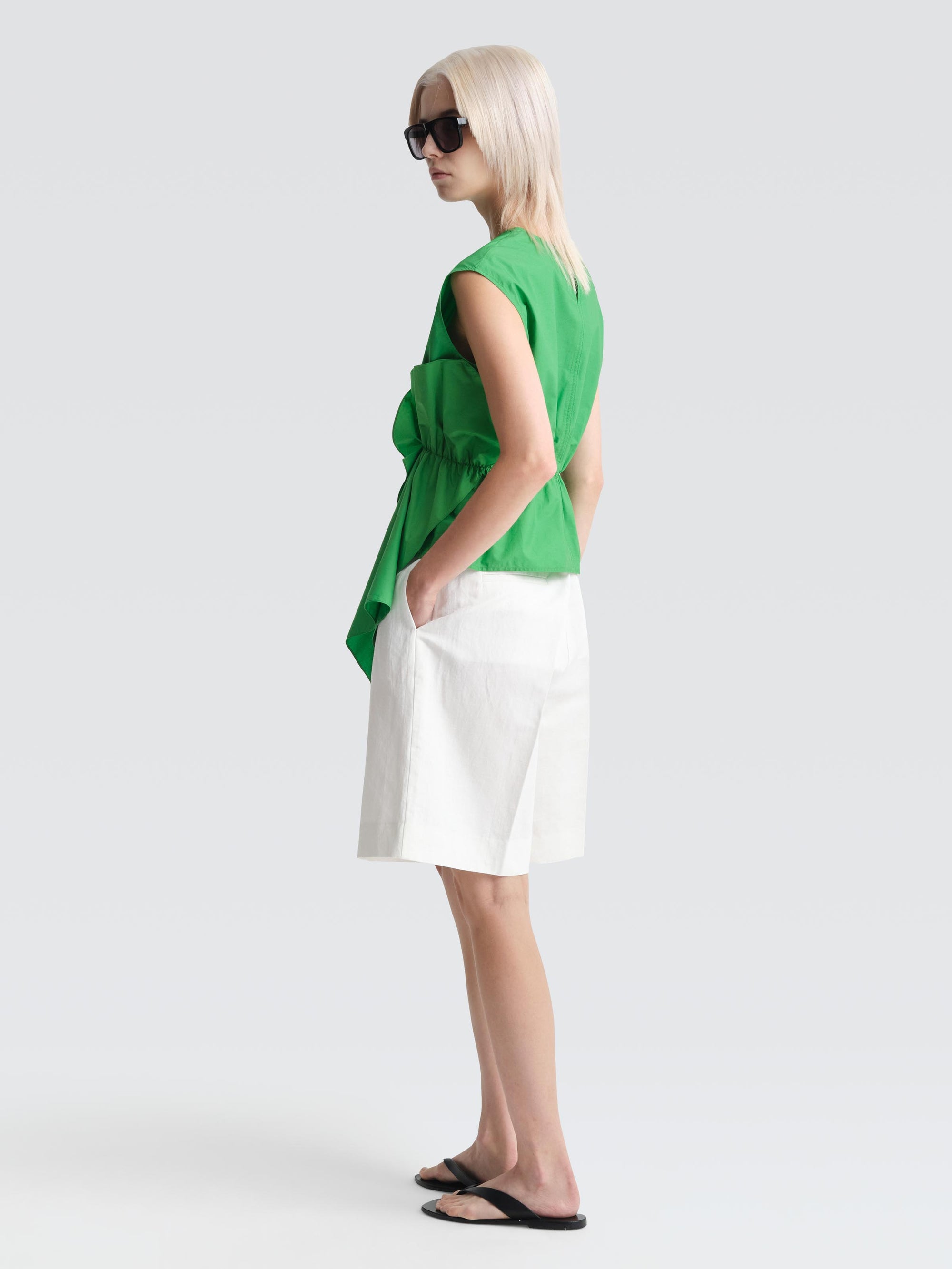 Paper Poplin Camellia Top