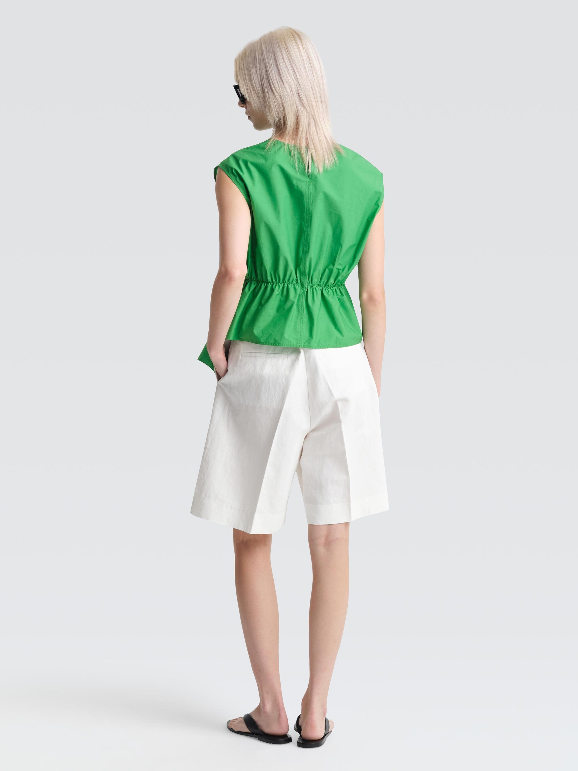 Paper Poplin Camellia Top