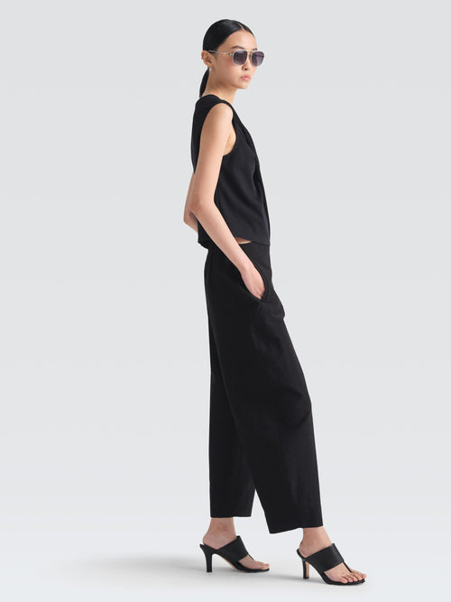 Cotton Jersey Gabo Top