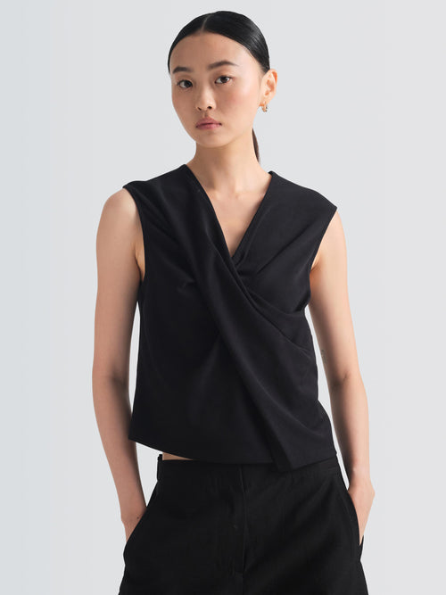 Cotton Jersey Gabo Top