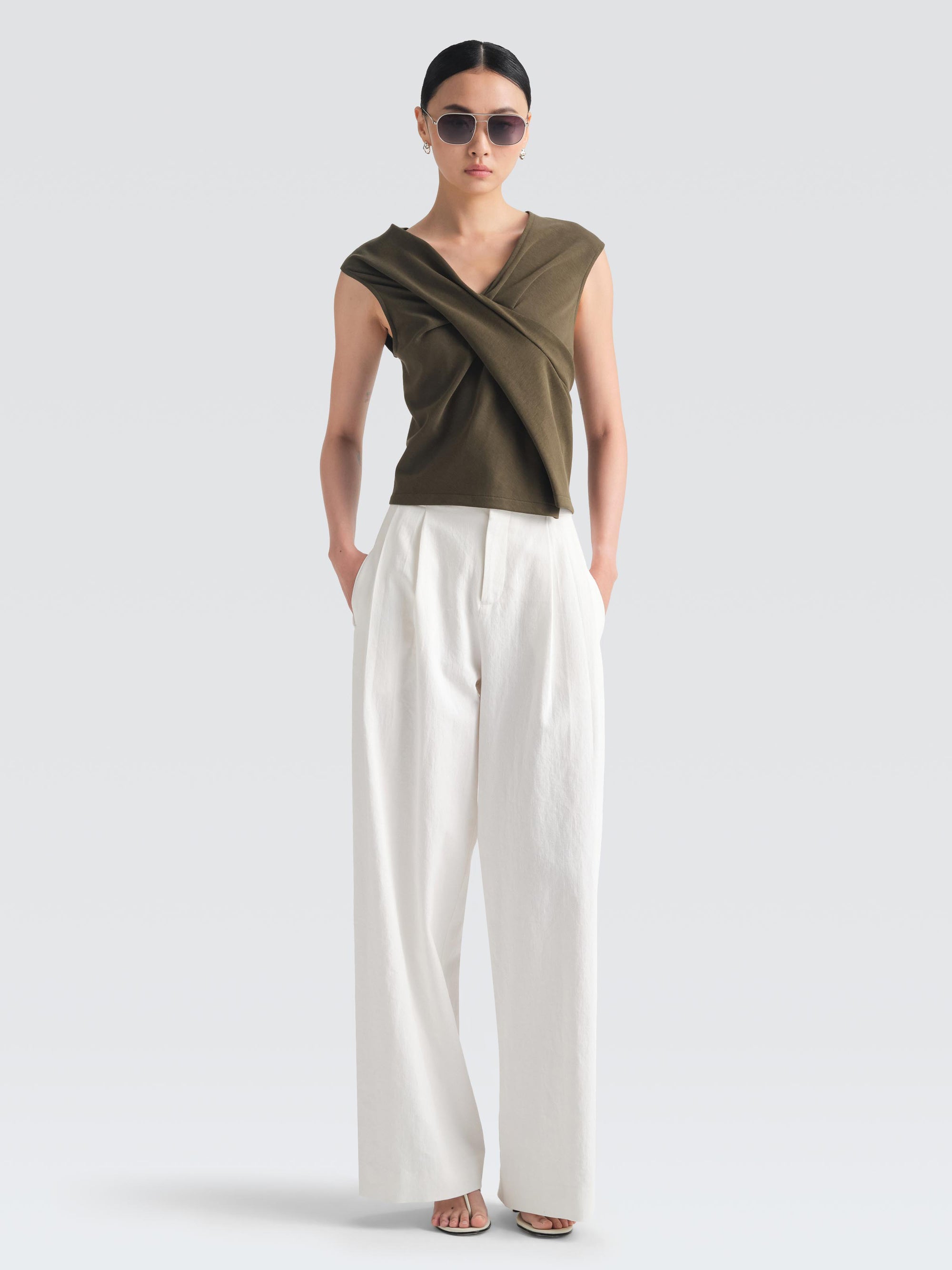 Cotton Jersey Gabo Top