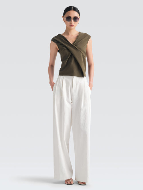 Cotton Jersey Gabo Top
