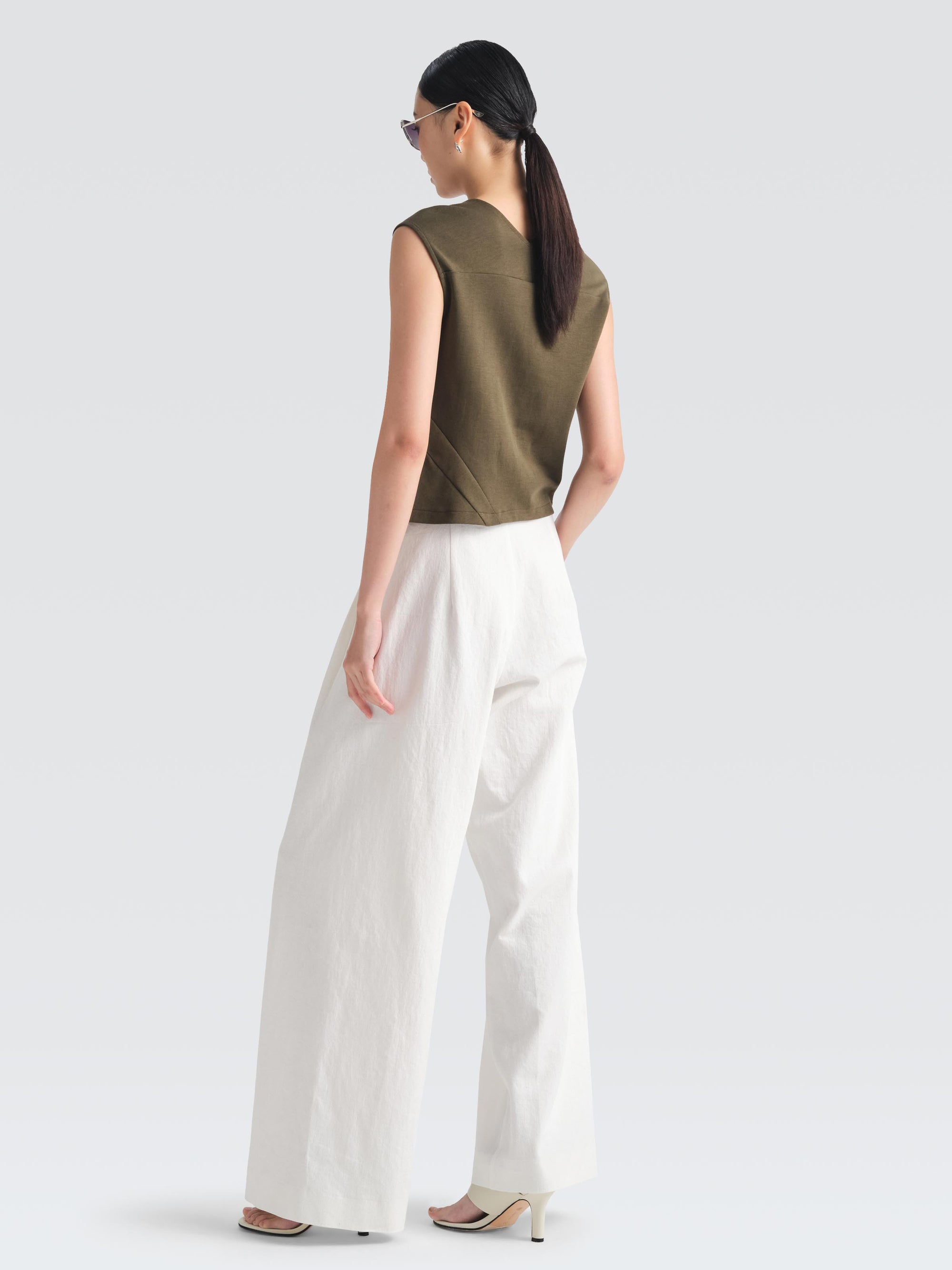 Cotton Jersey Gabo Top