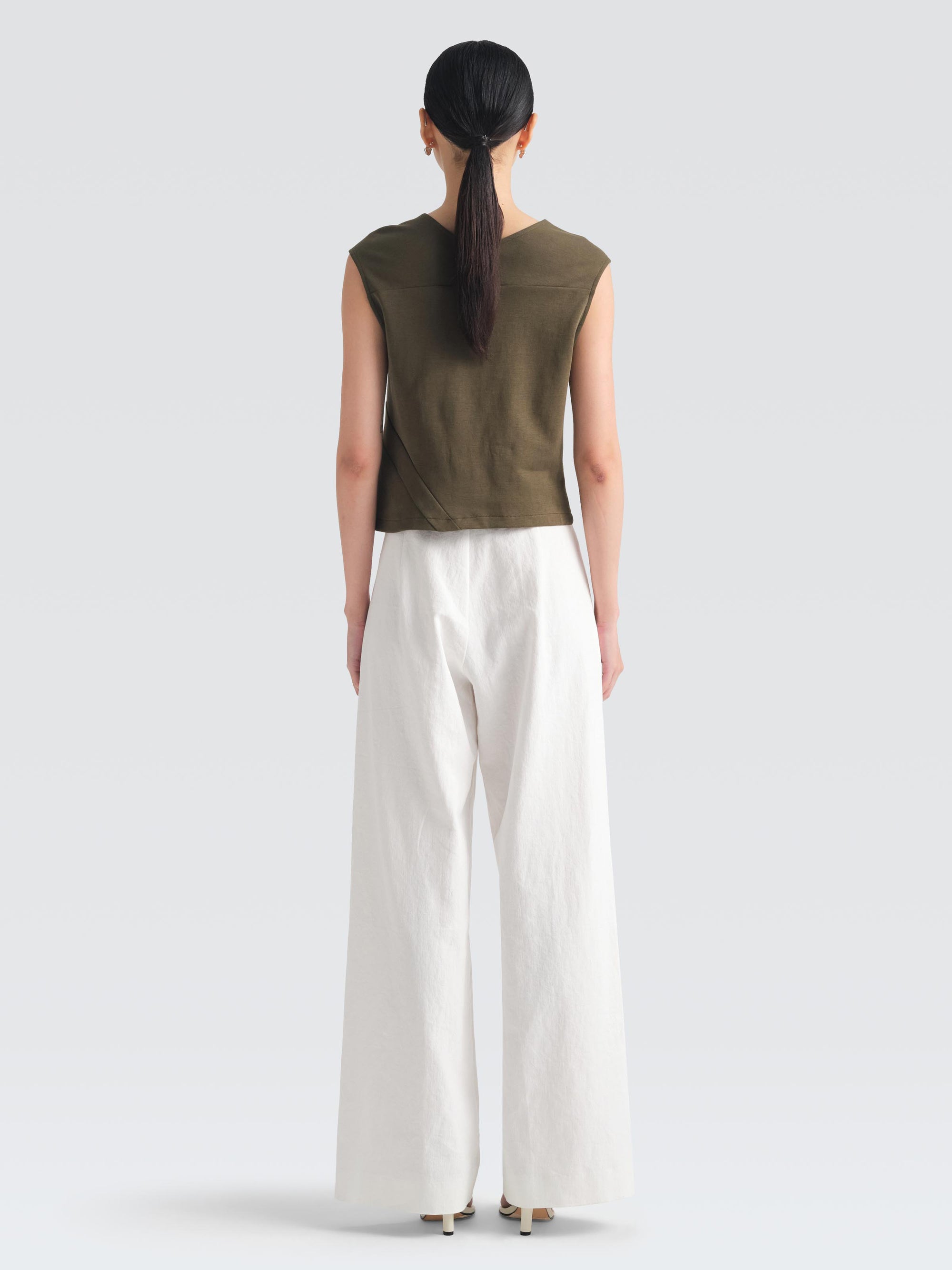 Cotton Jersey Gabo Top
