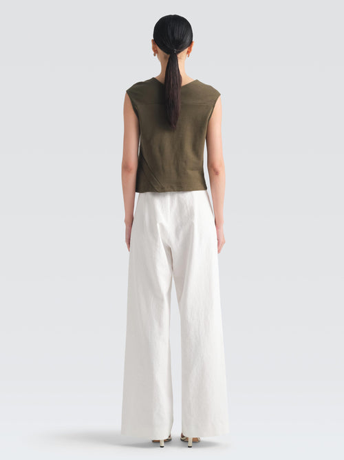 Cotton Jersey Gabo Top