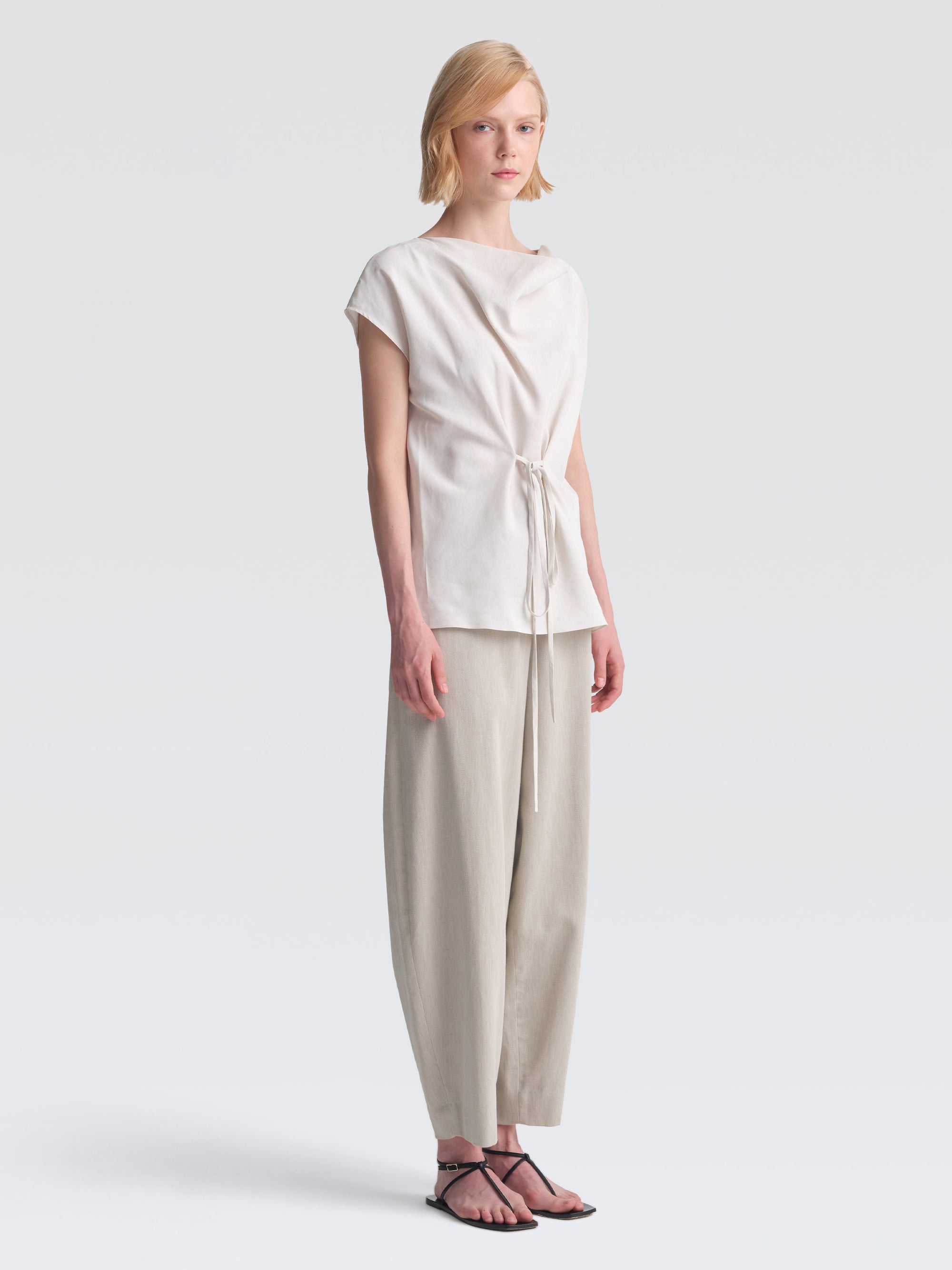 Linen Rayon Dahlia Top