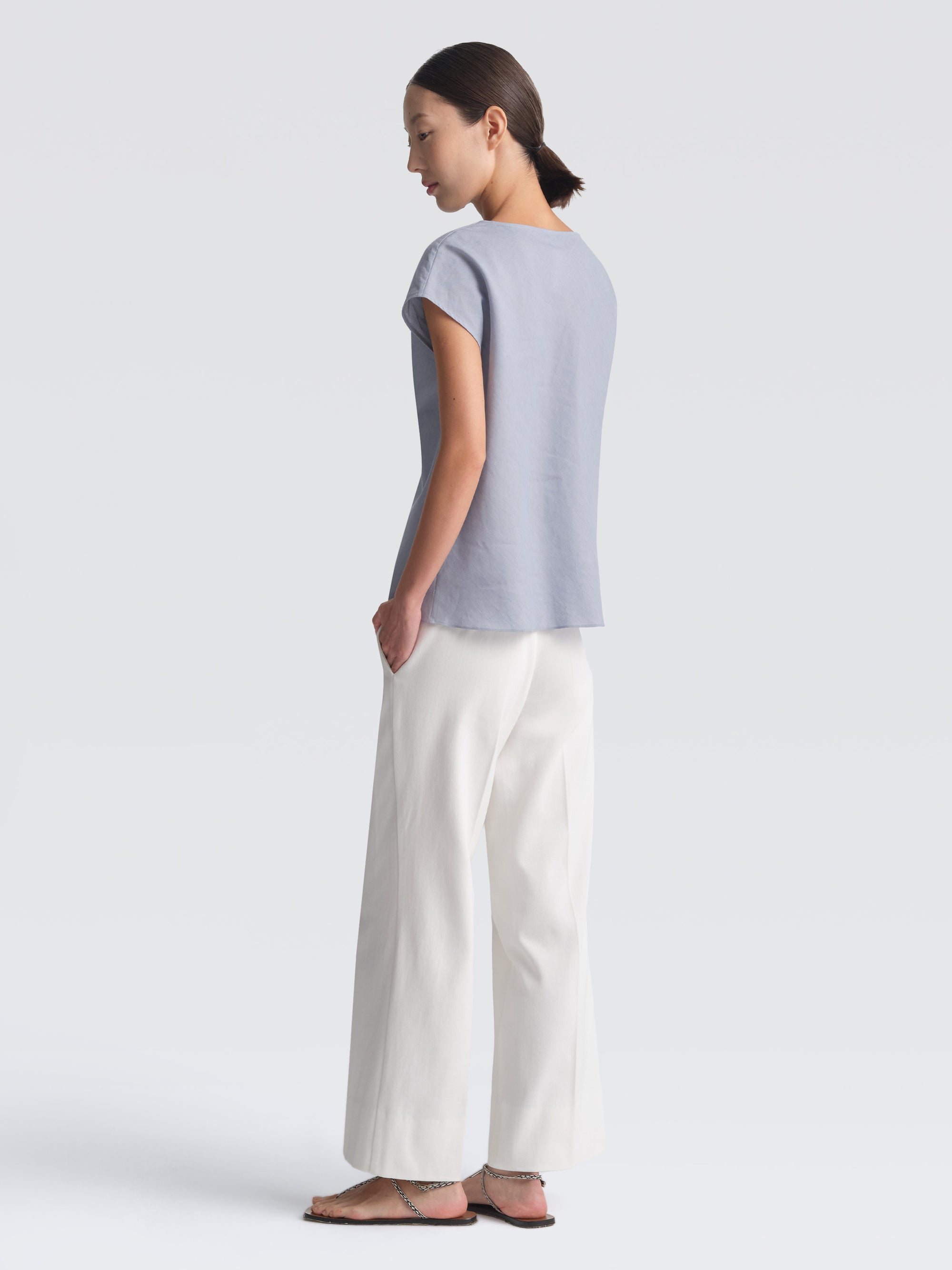 Linen Rayon Dahlia Top