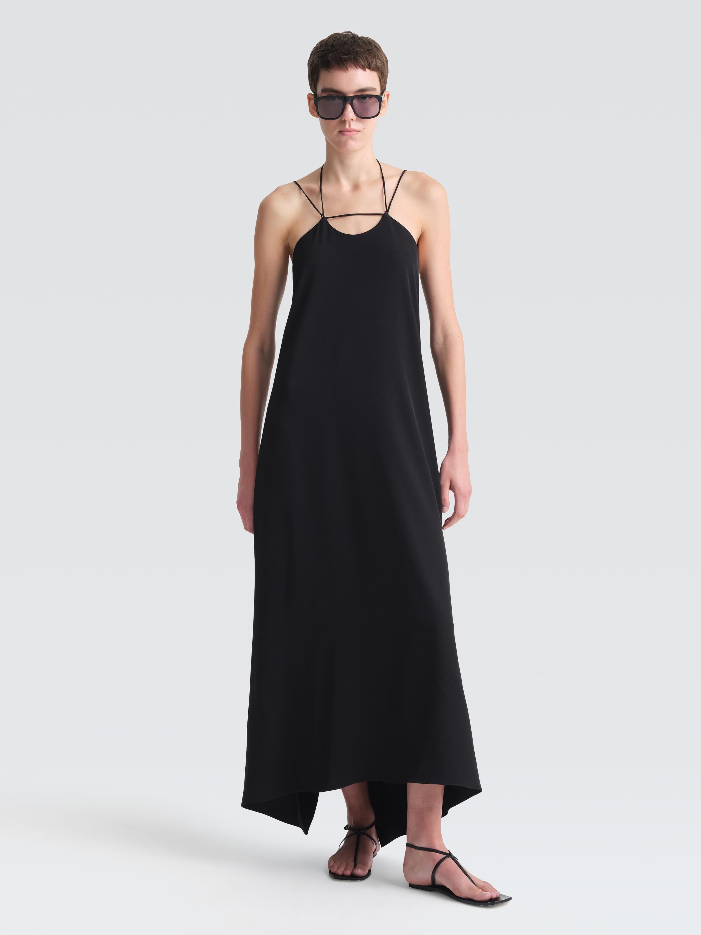 ANDREA&Co./ベスト/M/ポリエステル/GRY/31997M332 Tri Acetate Dalston Dress – IN GOOD COMPANY