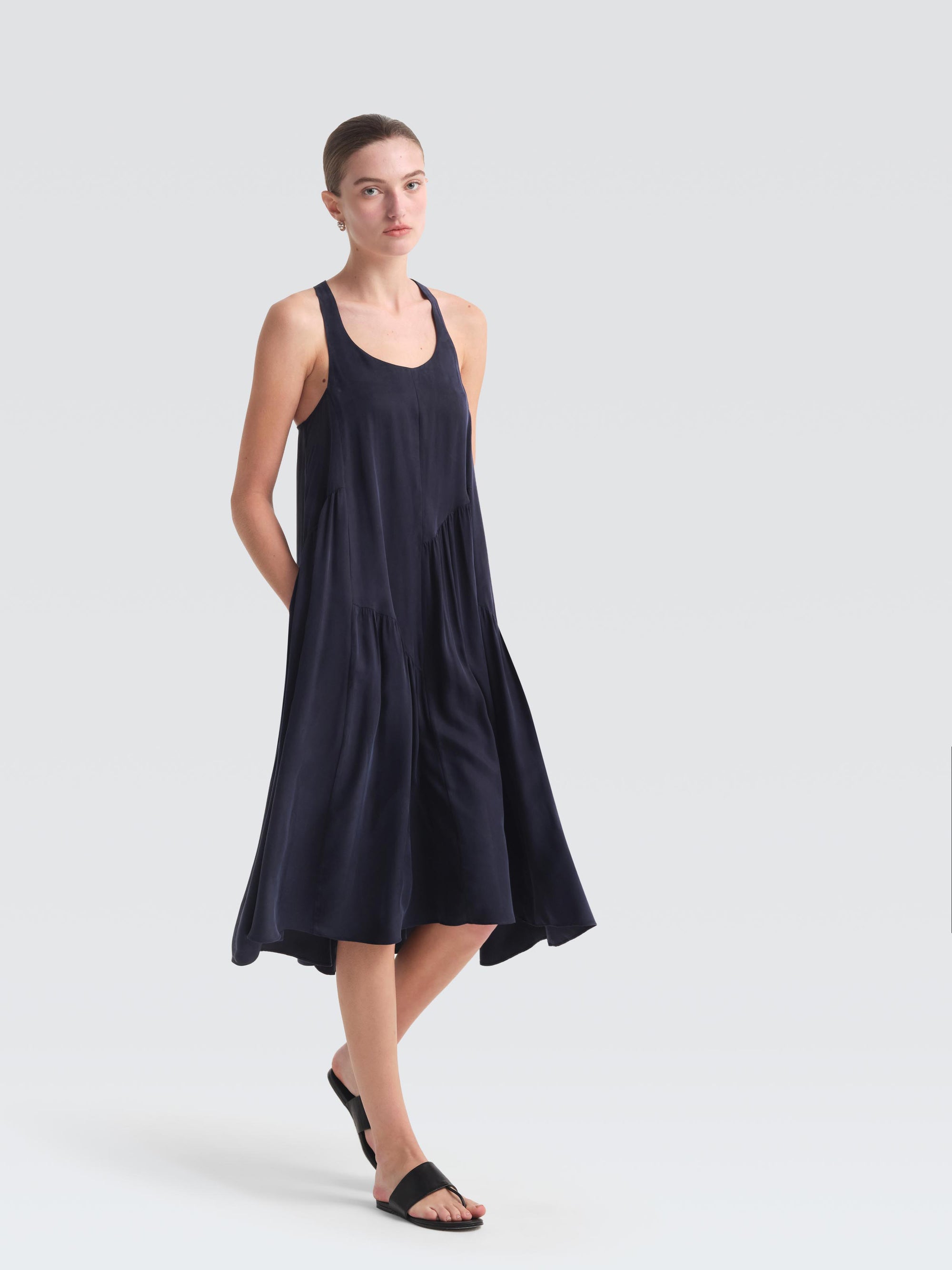 Cupro Panama Dress