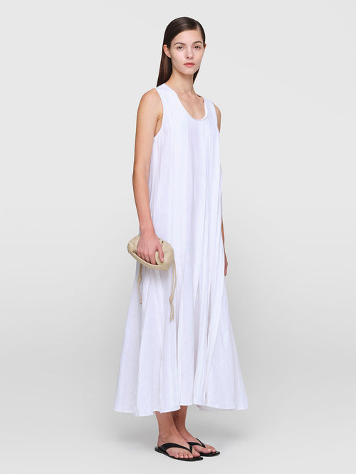 Linen Flapper Dress