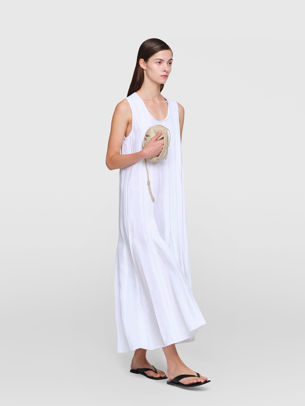 Linen Flapper Dress