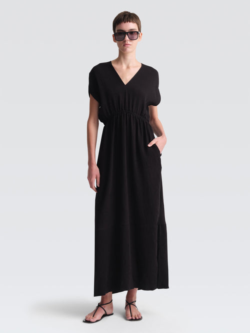 Crepe Plisse Nicoya Dress