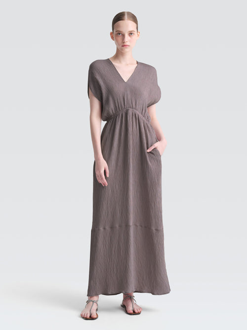 Crepe Plisse Nicoya Dress